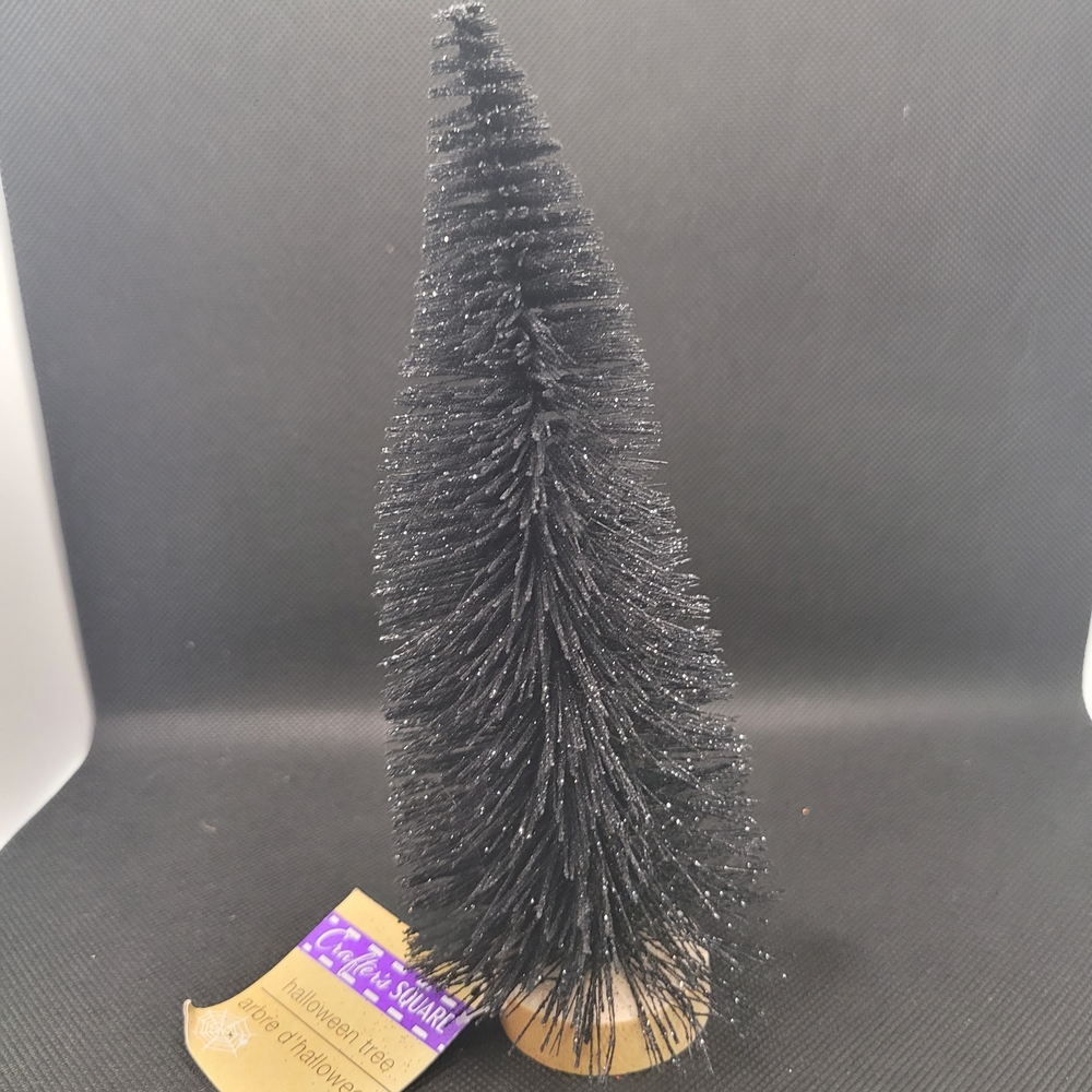 Black Glitter Holiday Tree